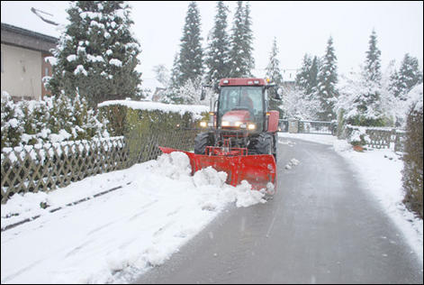 Schneepflug in Aktion